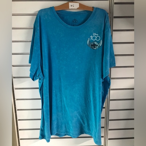 Disney Other - Disney 100 year blue stitch tie-dye t-shirt